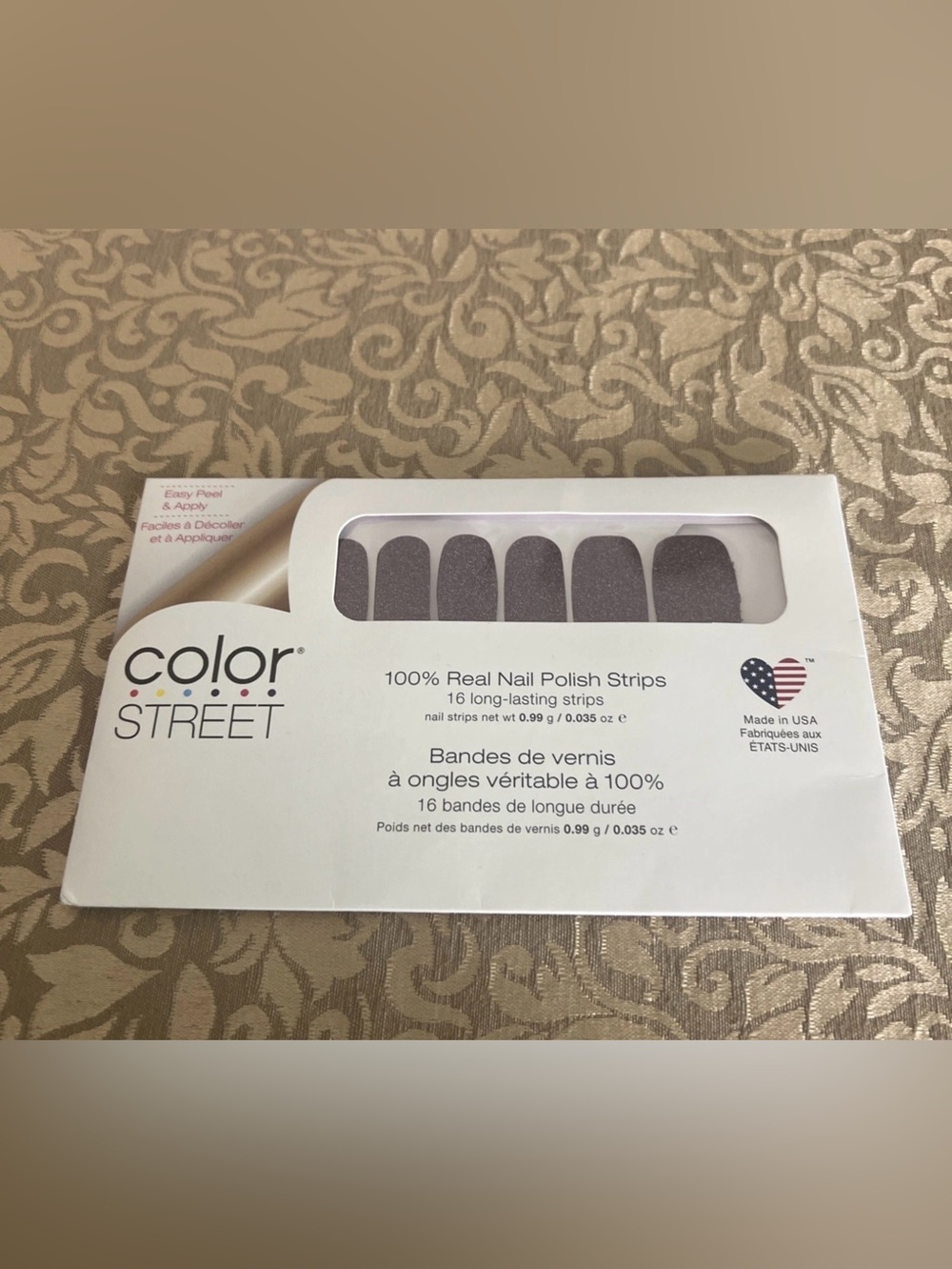 Color Street Nail Strips Night Terror Fashion Sparkle